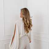 Cream Open Sleeve Lavinia Blouse