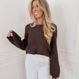 Dark Brown Sabine Sweater