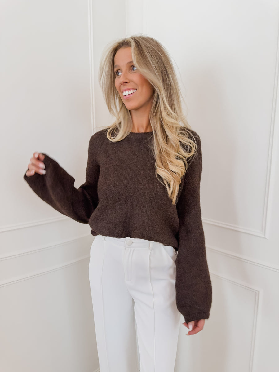 Dark Brown Sabine Sweater