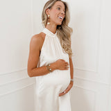 Vanille Satin Alyssa Dress