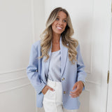 Blue Oversized Blazer