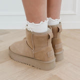 Beige Cosy Winter Boots