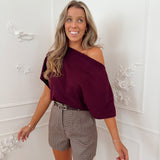 PRE ORDER Bordeaux Lara Top
