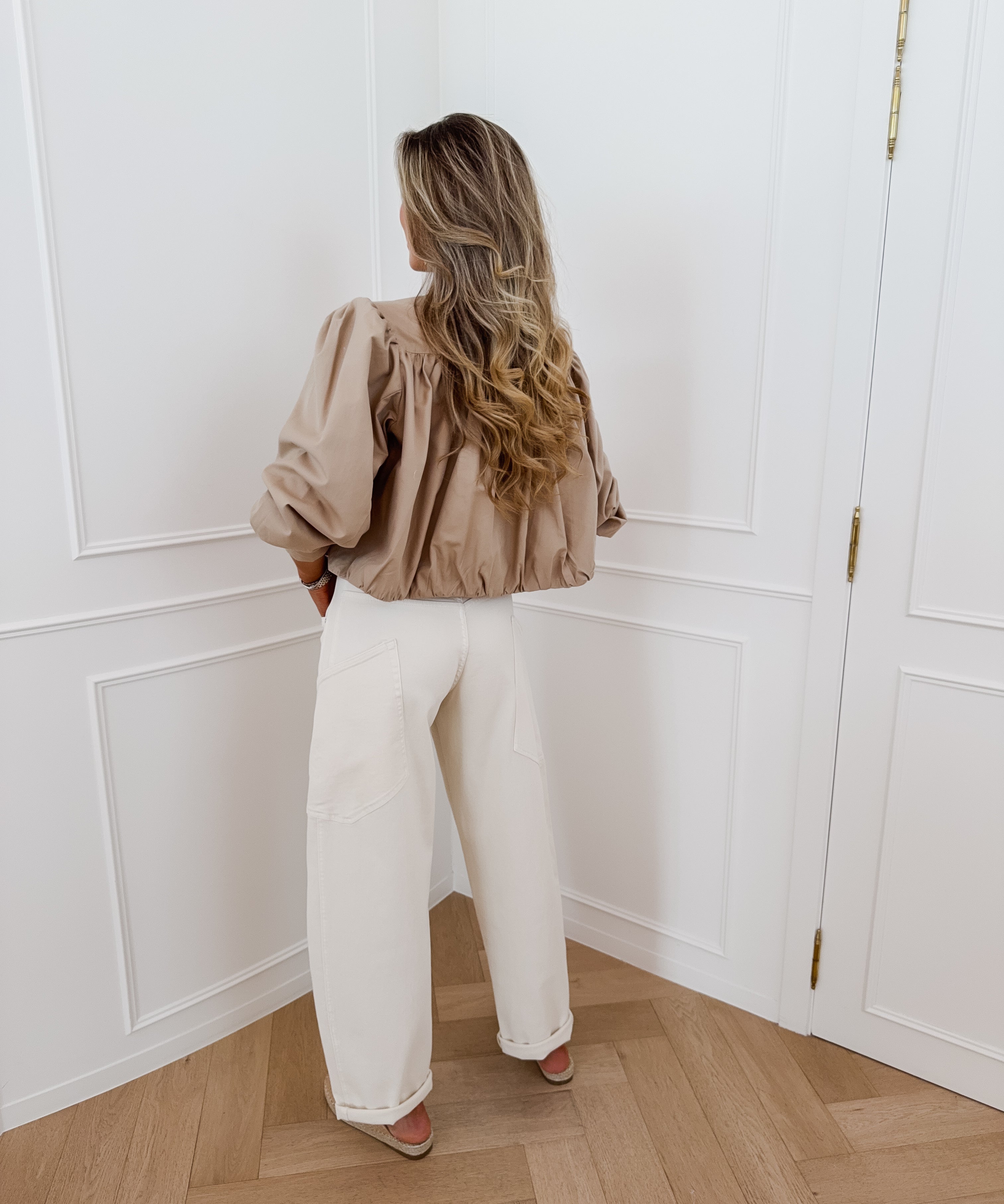 Cream Balloon Milena Jeans
