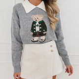 Crème Laurel Tweed Short-Skirt
