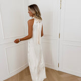 Vanille Satin Alyssa Dress