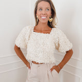 Crème Eva Blouse