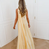 Yellow Long Lien Dress