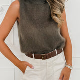 Khaki Basic Selma Gilet