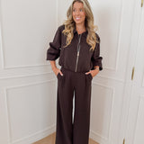 Dark Brown Avery Trouser