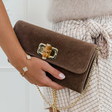 Dark Taupe Alexandra Bag
