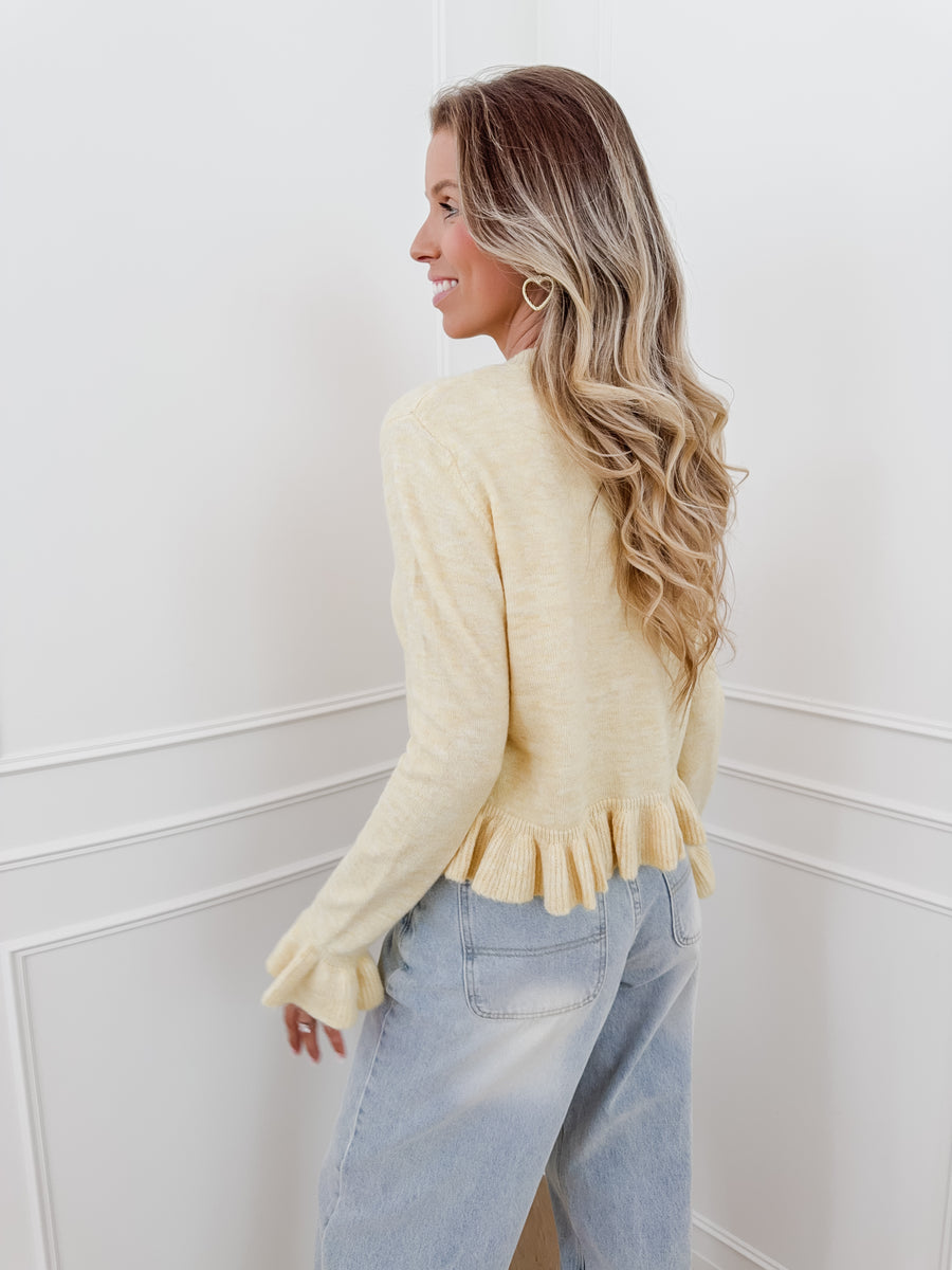 Yellow Lily Cardigan