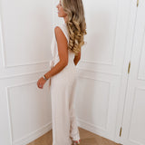 Beige Elinor Sleeveless Jumpsuit