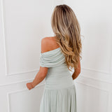 Green Long Virginia Dress
