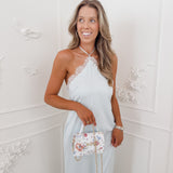 Turquoise Lace Halterneck Falisha Dress