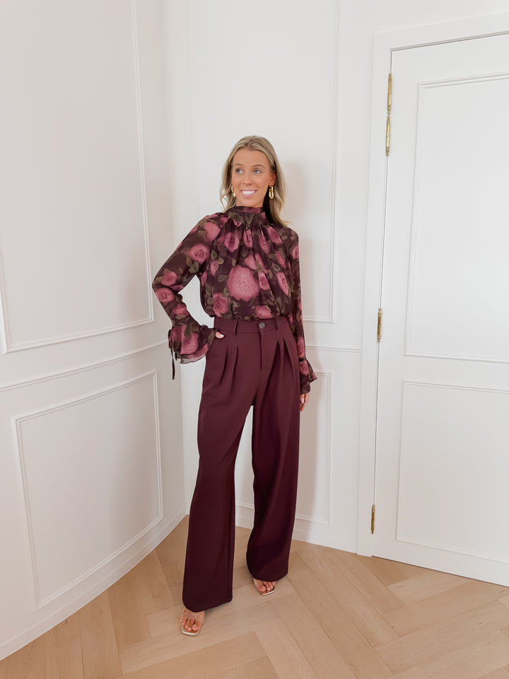 PRE ORDER Bordeaux Josefien Trouser
