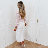White Long Classic Skirt