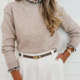 Dark Taupe Suede Clara Belt