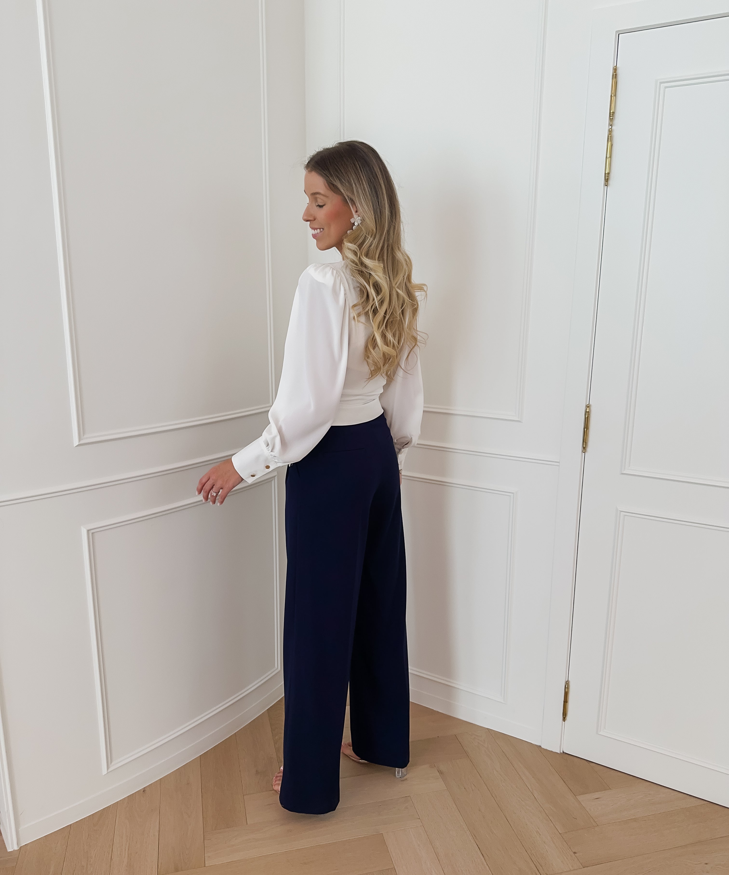 Navy Amber Trouser