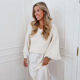 Vanille Jules Satin Asymmetric Lace Dress