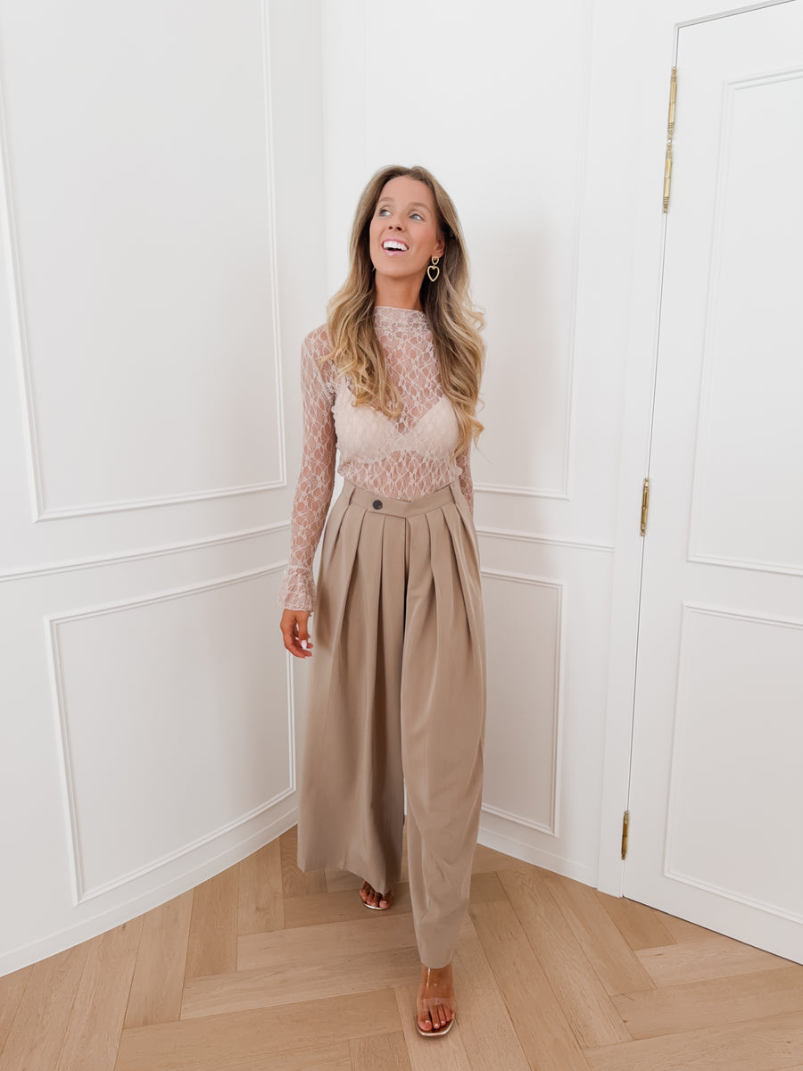 Taupe Judith Trouser