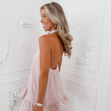 Pink Halterneck Millie Dress