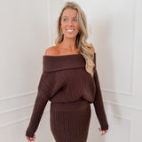 Dark Brown Bandeau Camila Ensemble