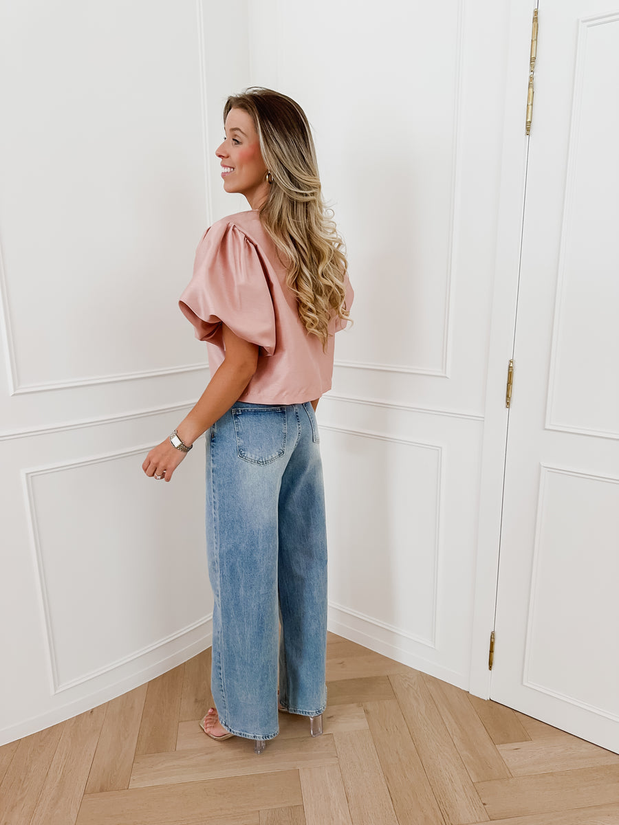Light Crazy Button Jeans