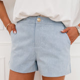 Blue Christel Jeans Short