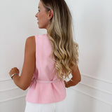 Pink Belt Gilet