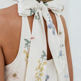 Cream Lizabeth Flower Garden Dress