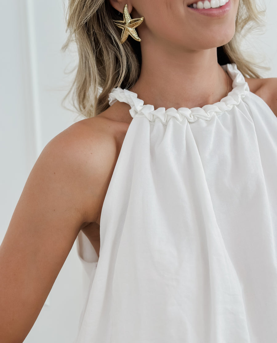 White Dilara Top