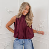 Bordeau Open Back Leah Top