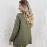 Kaki Linen Blazer