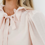 Powder Pink Estee Blouse LONG SLEEVE