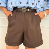 Brown Lottie Belt Short
