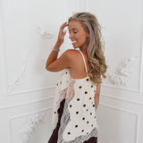 Vanilla Brown Davina Lace Top
