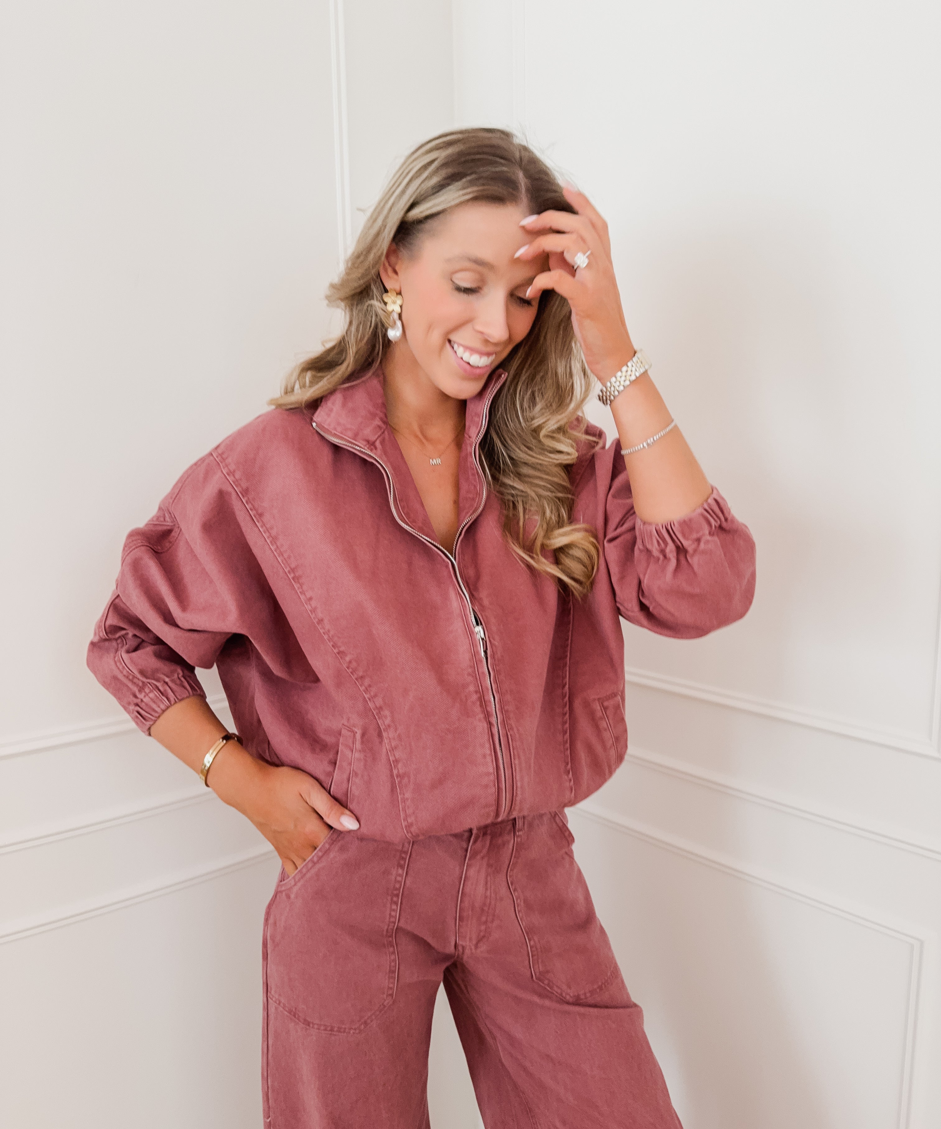 Raspberry Pink Cato Jacket
