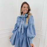 Long Sleeve Jeans Dress