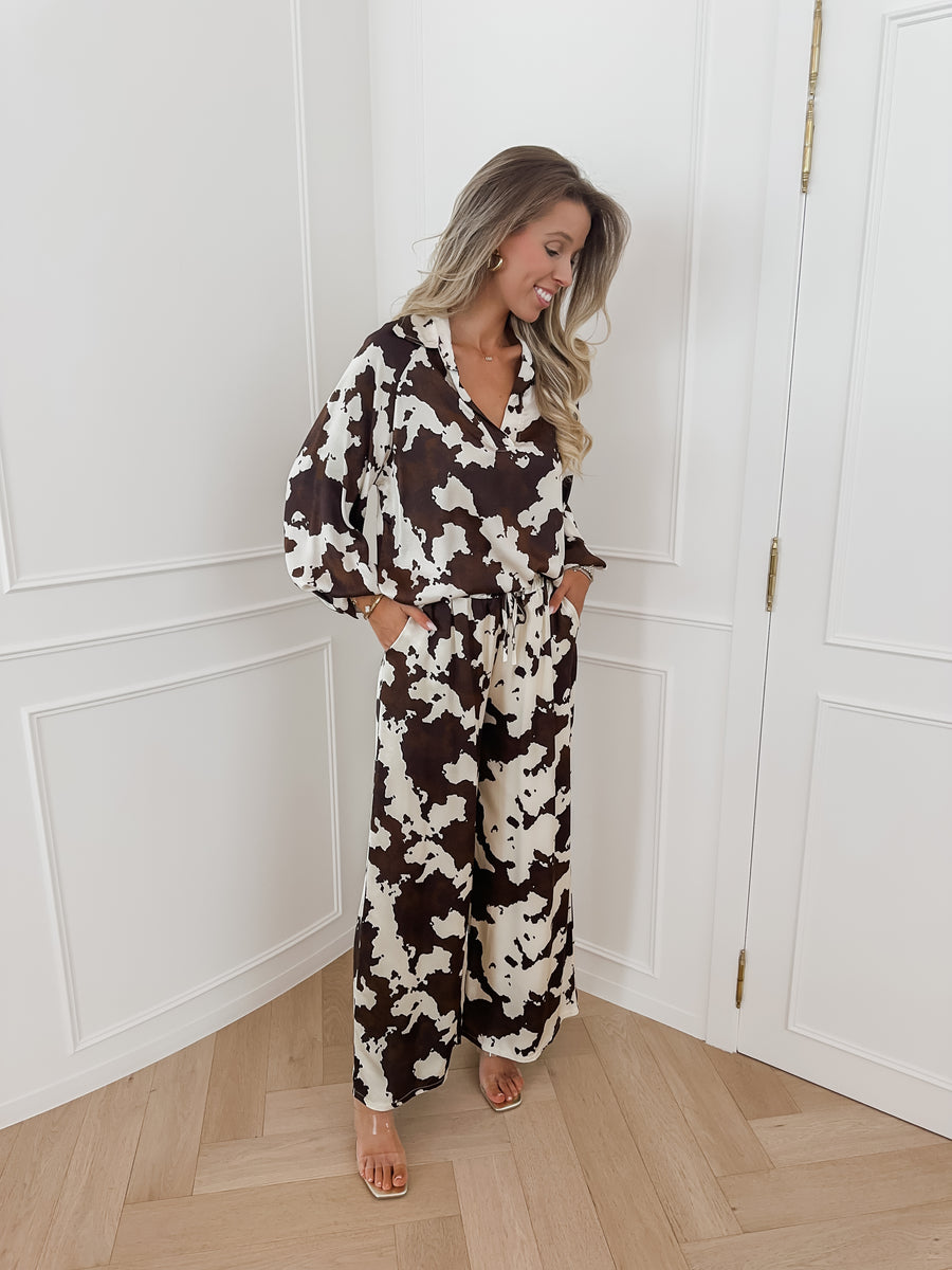 Cow Printed Ensemble