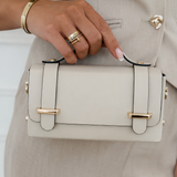 Beige Golden Detail Bag
