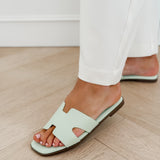 Mint Green Florine Slippers