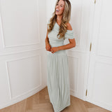Green Long Virginia Dress