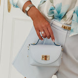 Blue Bamboo Accent Bag