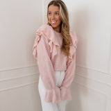Soft Pink Mayla Knitted Sweater