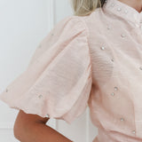 Powder Pink Diamond Dress