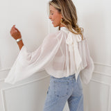 Cream Michaela Blouse