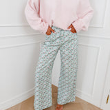 Green Marielle Floral Jeans