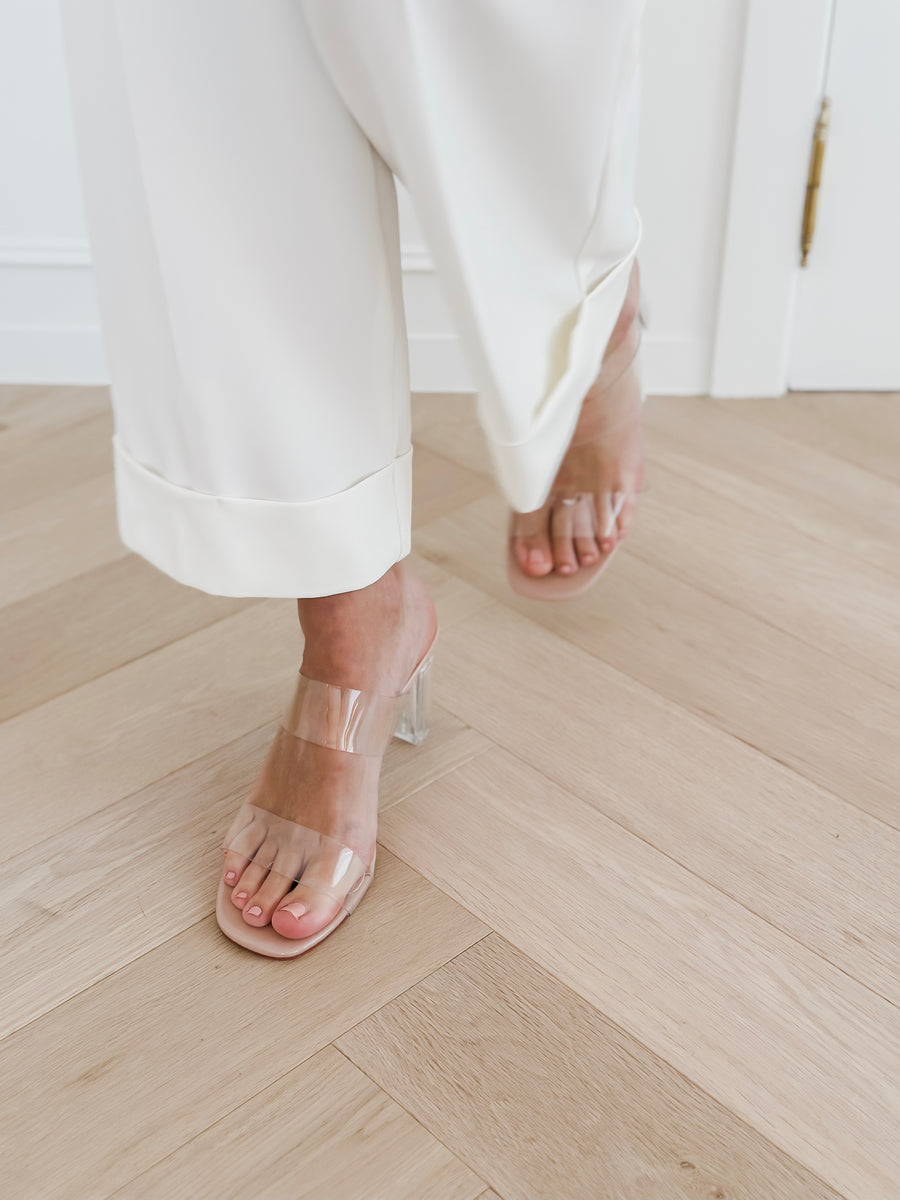 Nude Silke Plexi Heels