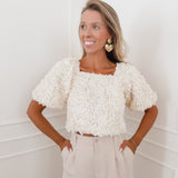 Crème Eva Blouse